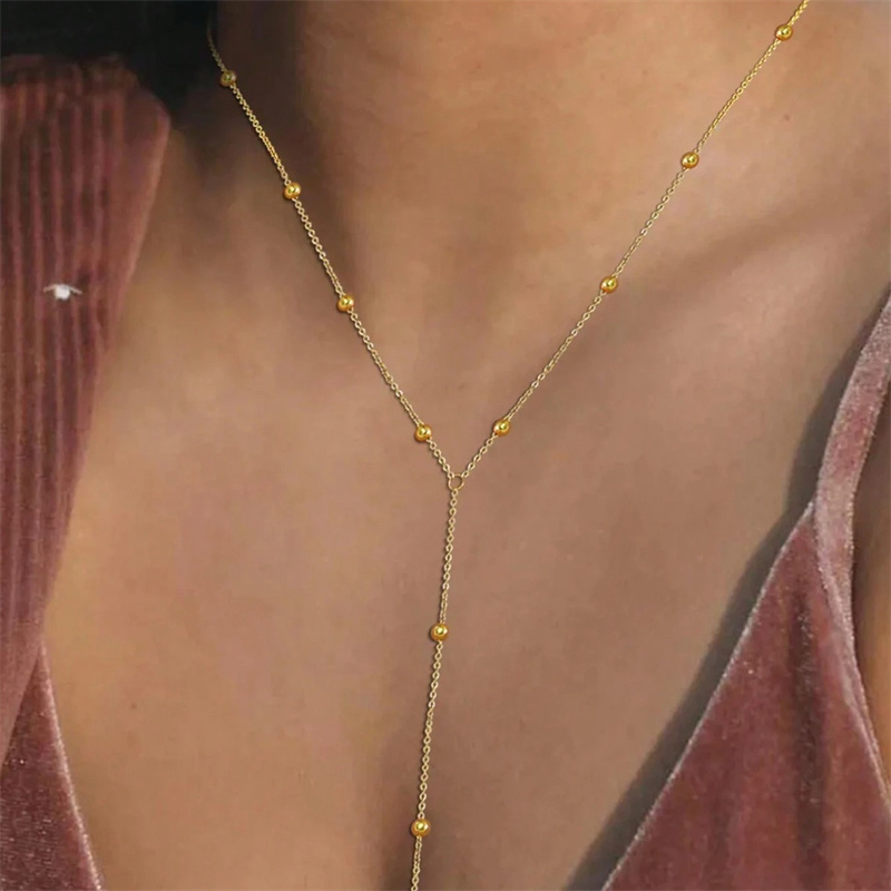 Винтажные золотистые длинные ц – обзор и цена Birth Flower Necklace