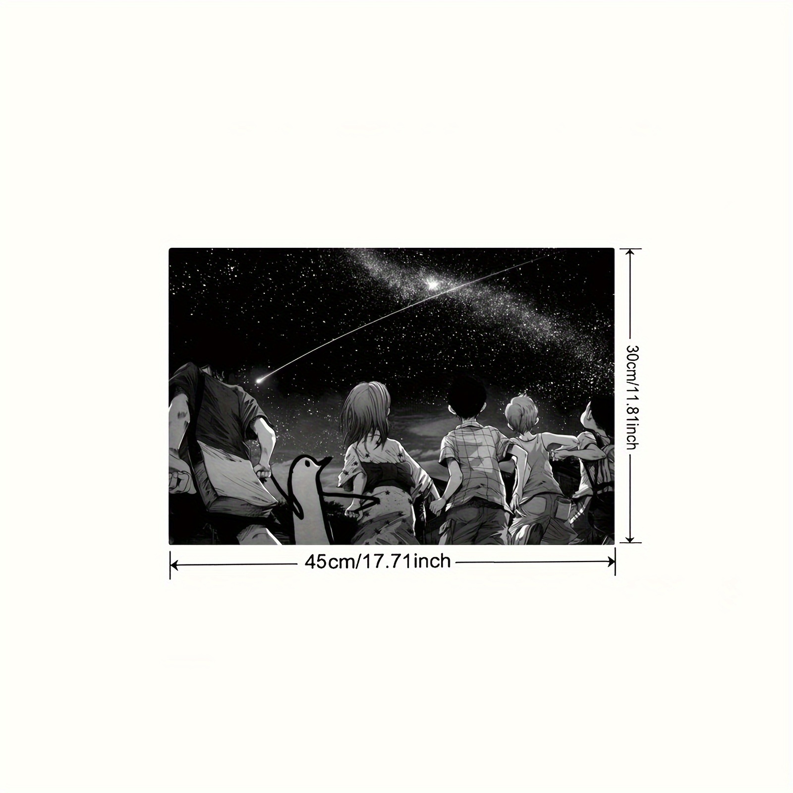Постер на холсте Punpun Manga, – обзор и цена Custom Night Sky